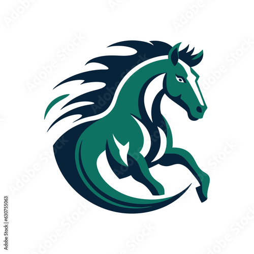 Horse Animal Logo Illustration Vector Design Template