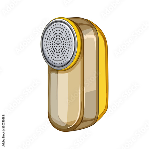 clothes pellet removal cartoon. remove wool, clean drain, sweater box clothes pellet removal sign. isolated symbol vector illustration
