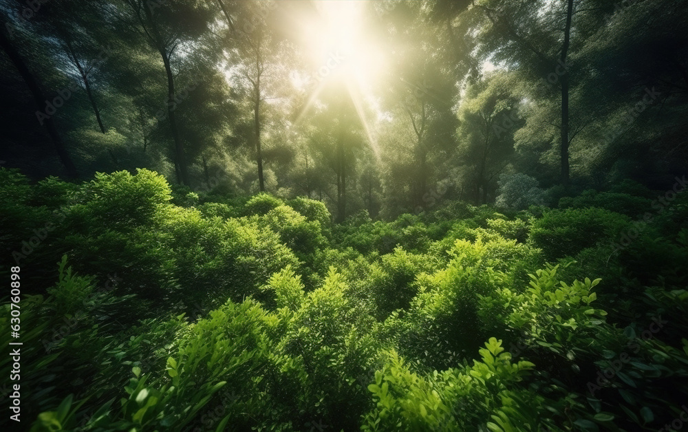 Primitive forest background,created with generative ai tecnology. Primitive forest background,created with generative ai tecnology.