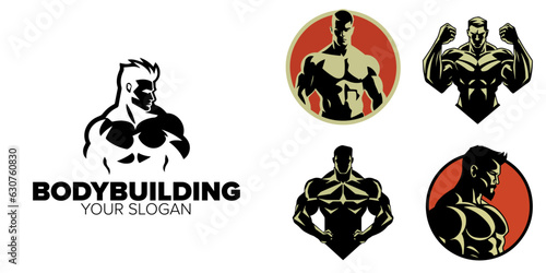 Gym Logo Vector Bundle: Elevate Your Fitness Business with Powerful Logos & Bodybuilding Concept Designs