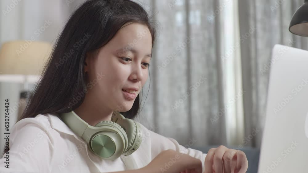 Stressed Asian Teenager Suffer From Headache Bad Vision Sight Problem While Use Laptop At Home Table
Stressed Asian Teenager Suffer From Headache Bad Vision Sight Problem While Use Laptop At Home Table