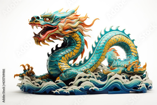 chinese dragon statue © Poprock3d