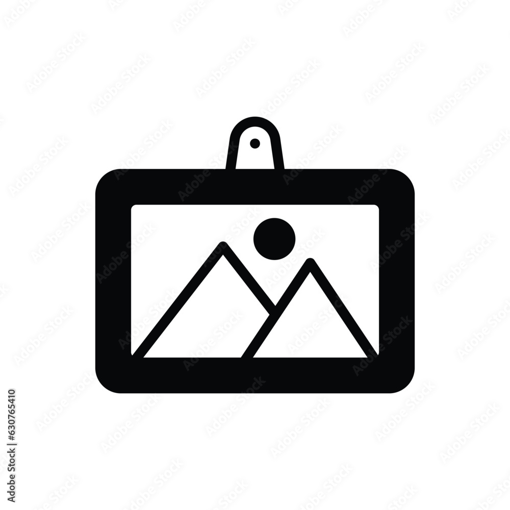 photo Frame icon vector stock illustration. photo Frame icon vector stock illustration.