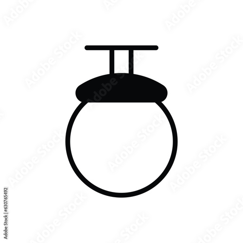 Celling Light icon vector stock illustration.