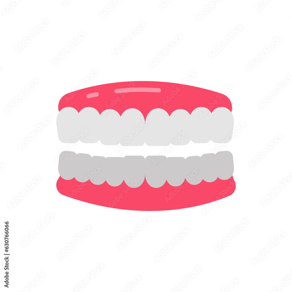 Obraz premium Teeth icon in vector. Illustration