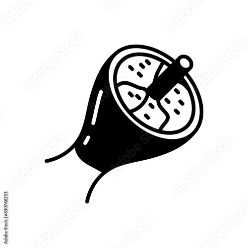 Muscles icon in vector. Illustration