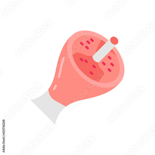 Muscles icon in vector. Illustration