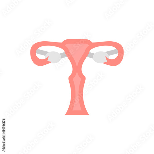 Uterus icon in vector. Illustration