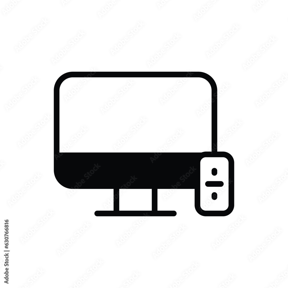 Tv icon vector stock illustration. Tv icon vector stock illustration.