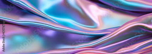 3d art background in the style of colorful curves, neon fabric luxurious drapery created with Generative AI technology