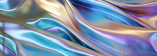 3d art background in the style of colorful curves, neon fabric luxurious drapery created with Generative AI technology