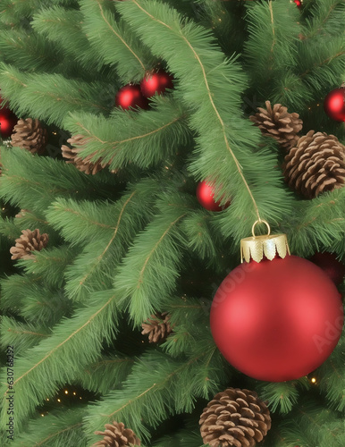 christmas tree decoration greeting 