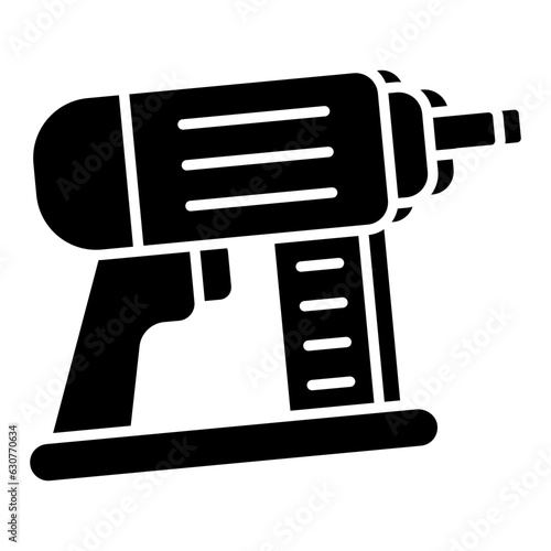 Premium download icon of drilling machine