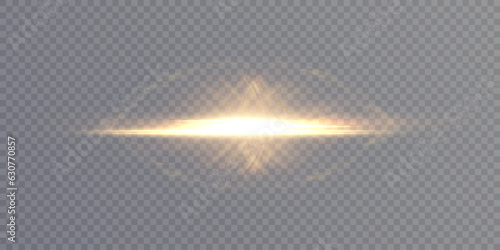 eye of sauron evil. light effect on transparent background.