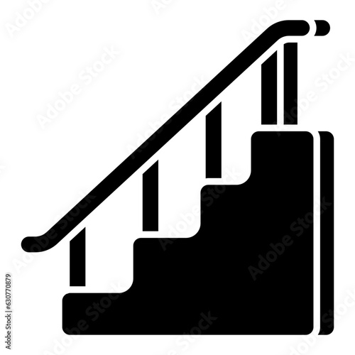 Creative design icon of stairs