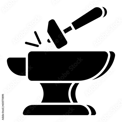 Premium download icon of cobbler hammer 