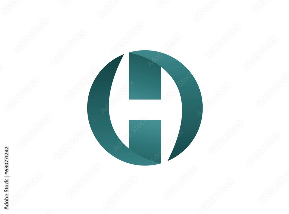 Initials H logo design. Initial Letter Logo. Innovative high tech logo template, Abstract letter H logo vector design. Curve symbol icon template. Initials H logo design. Initial Letter Logo. Innovative high tech logo template, Abstract letter H logo vector design. Curve symbol icon template.