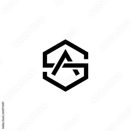 Letter SA monogram logo template Free Download Letter SA monogram logo template - GFXLoad