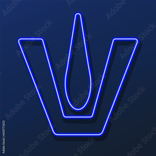 Tilaka neon sign, modern glowing banner design, colorful modern design trends on black background. Vector illustration.