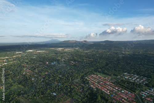 Panorama view in central america