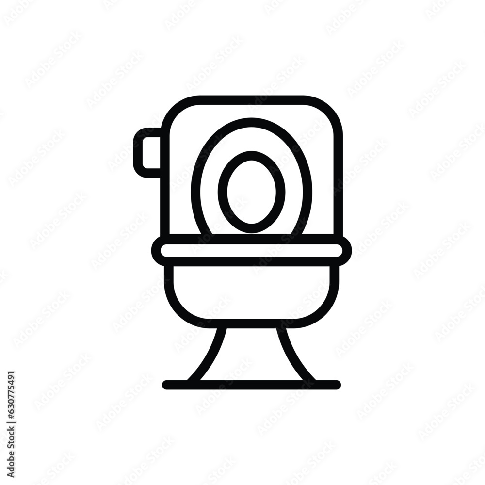 Bathroom icon vector stock illustration. Bathroom icon vector stock illustration.