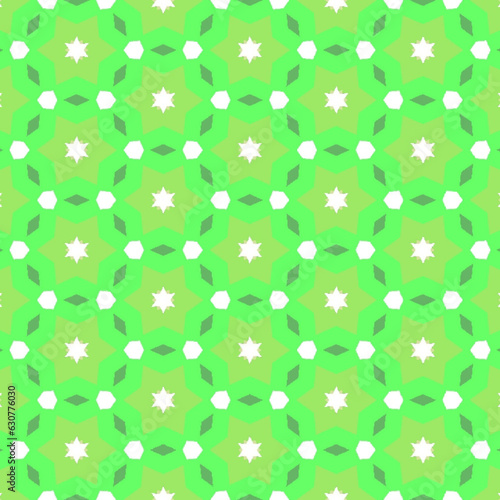 seamless floral background green vector flower