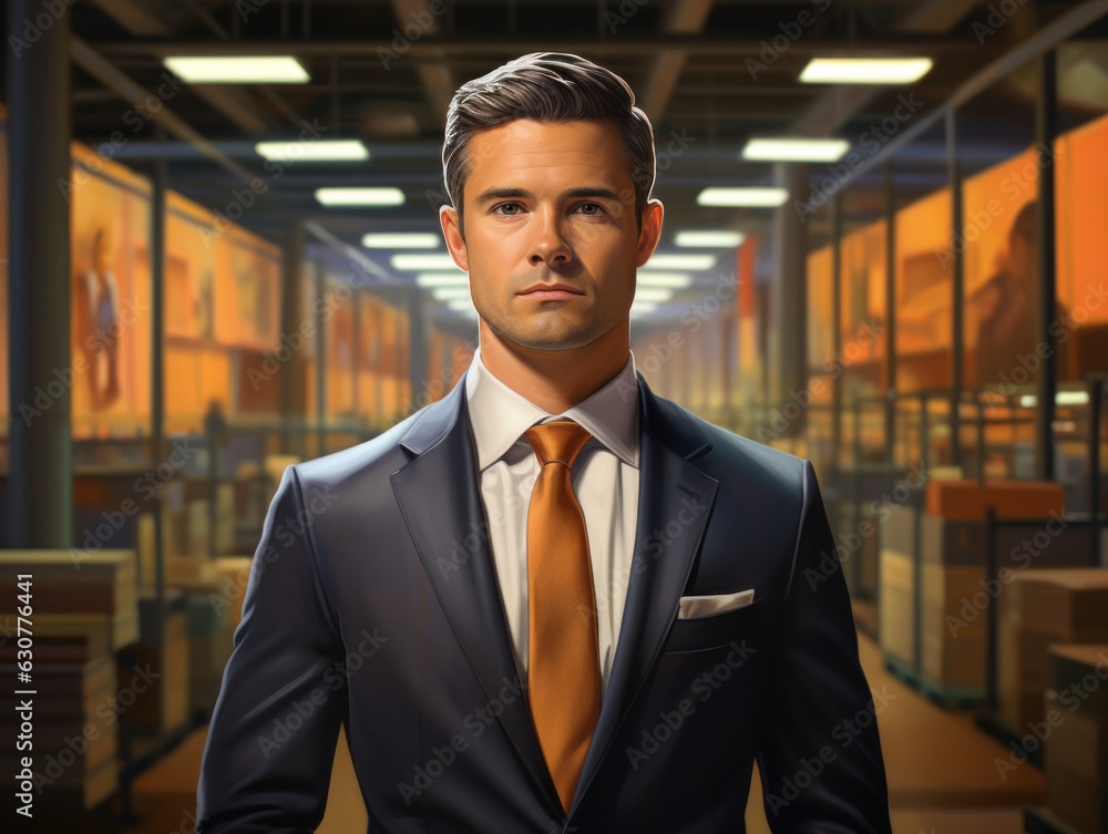 a portrait of a confident entrepreneur a portrait of a confident entrepreneur