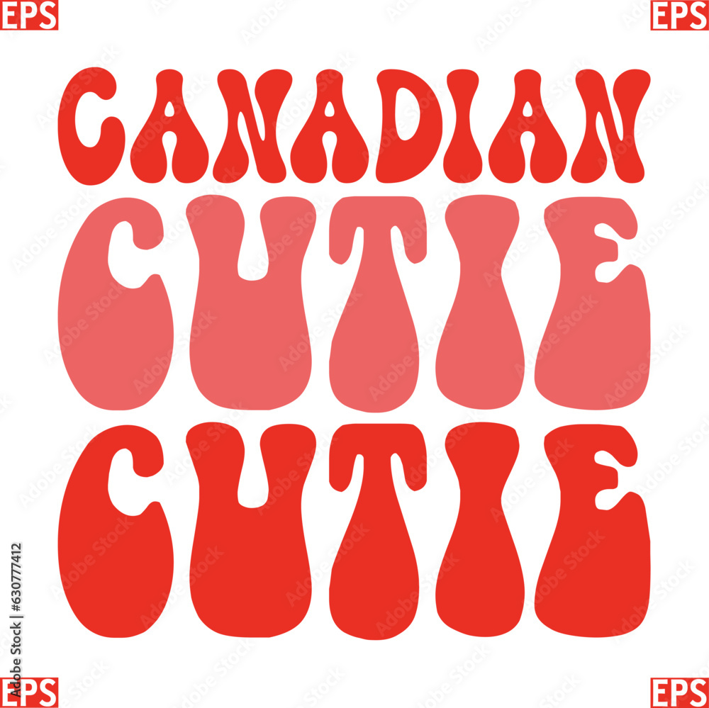 Canadian retro svg design Canadian retro svg design
