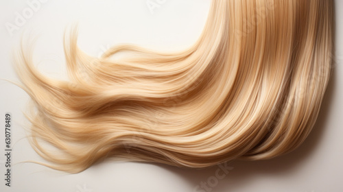 Fotografia blonde hair for wigs and for hair extension generative ai