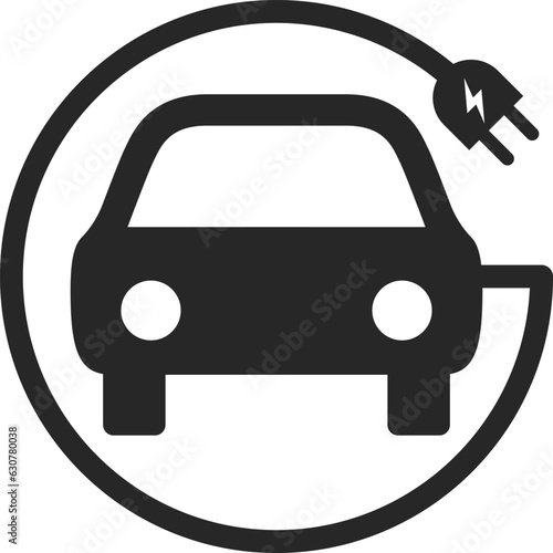 electric car at electric charging station, ecological vehicles