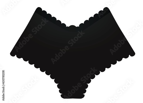 V waist panties. vector illustration