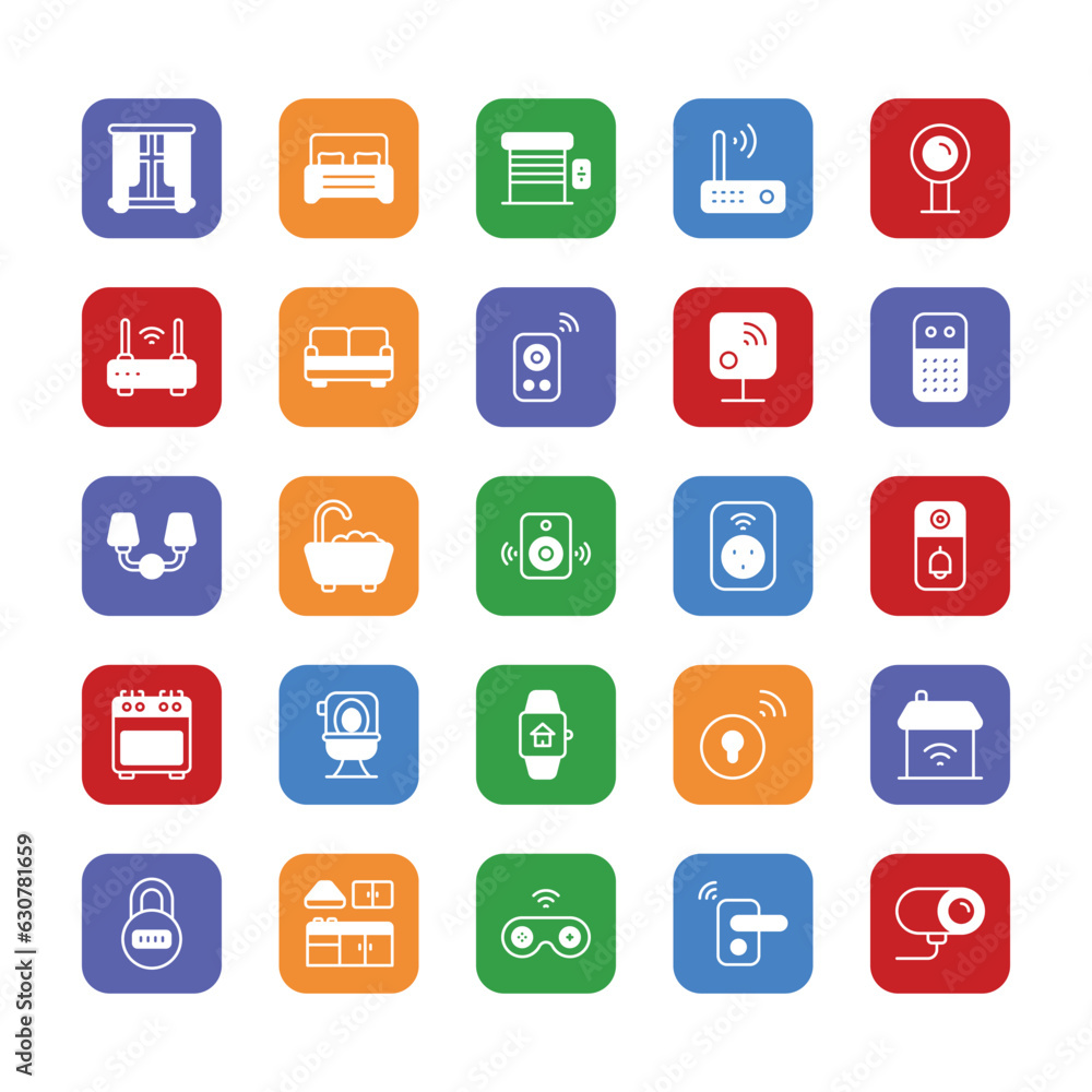 Smart Home related icon set Smart Home related icon set
