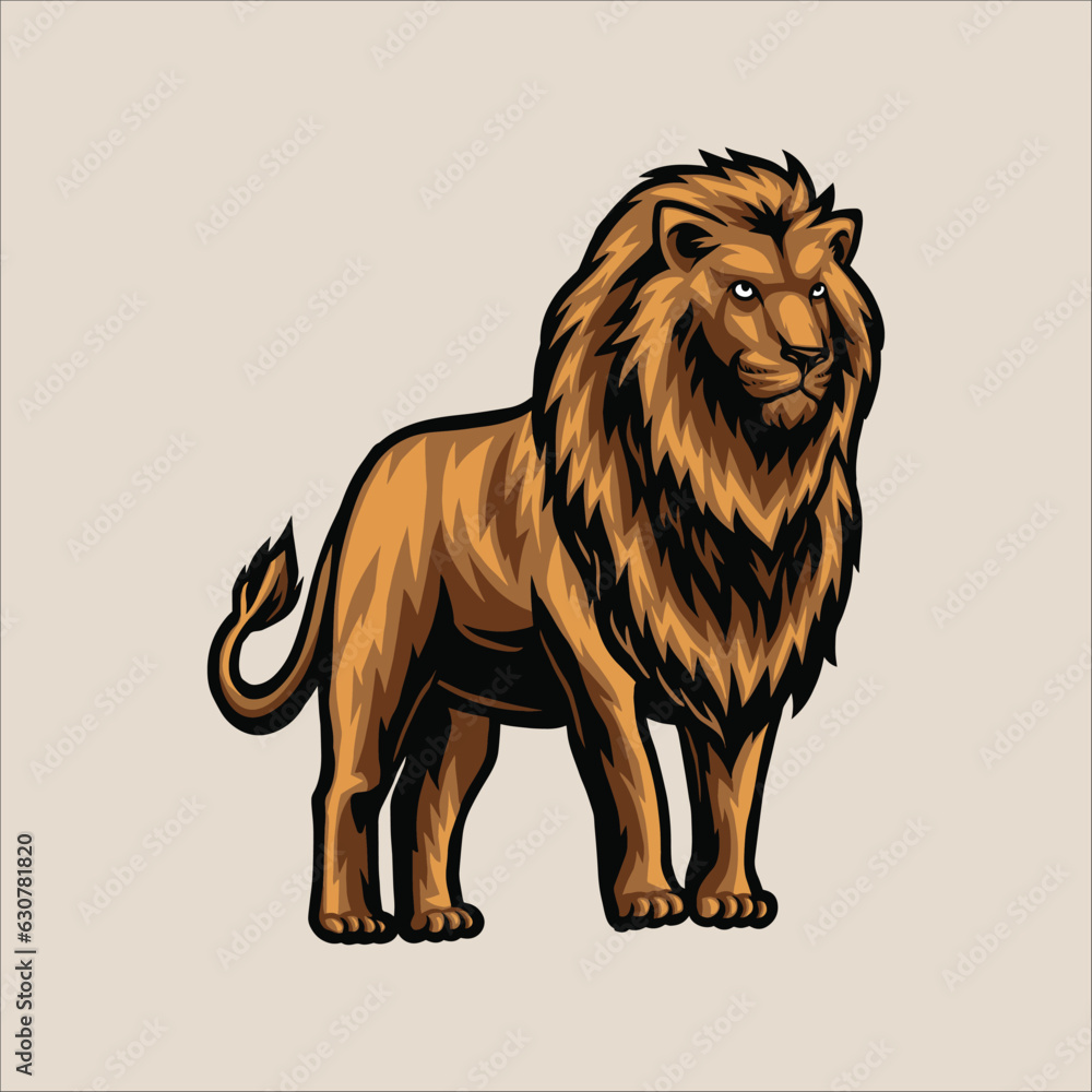 Obraz premium lion savanna
