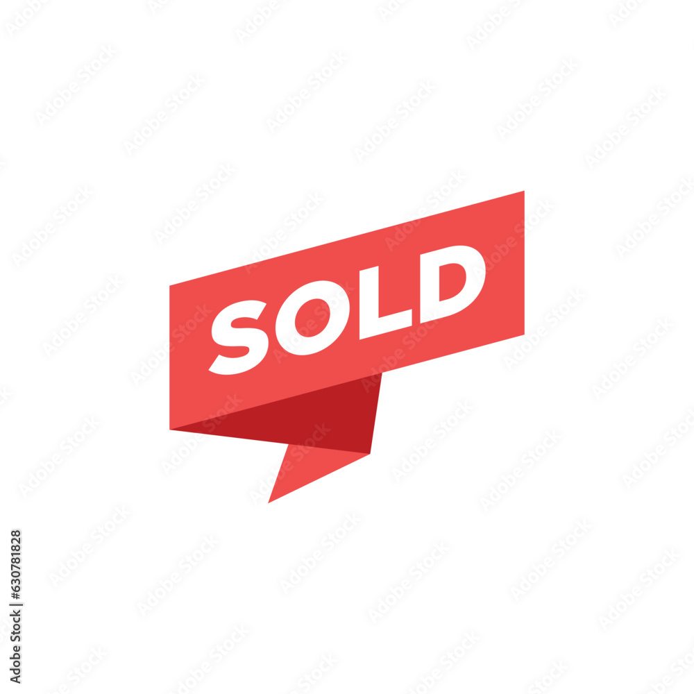 sold sticker. sold sign. sold banner vector template sold sticker. sold sign. sold banner vector template