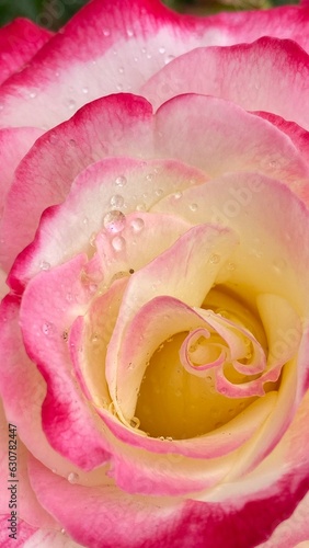 pink rose close up