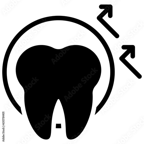 protect guard teeth tooth healthcare dental dentistry solid glyph