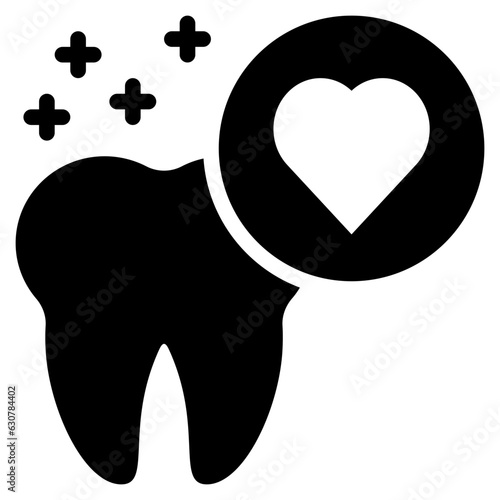 love care health teeth tooth dentistry solid glyph