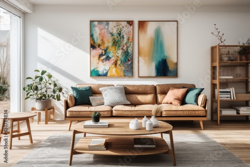 modern apartment living room interior