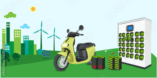 Battery swapping technology provides Quick exchange of EV batteries the future technology