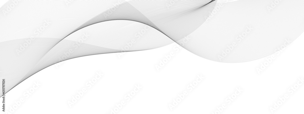 Vector grey white abstract background with abstract wave element ...