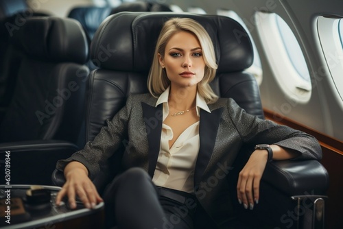 Executive Portrait of a Luxurious Businesswoman 