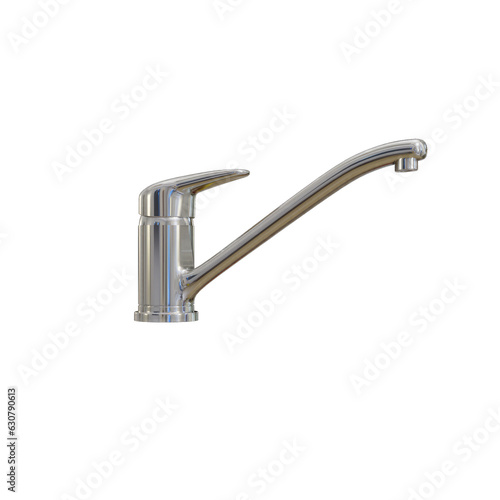 faucet isolated on white