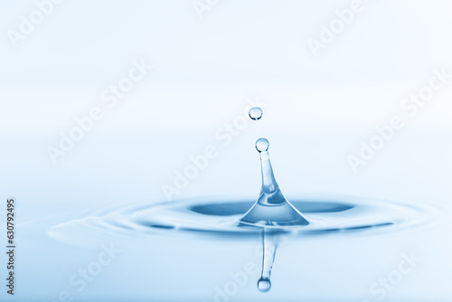 Aqua Harmony: A harmonious composition of water droplets merging with