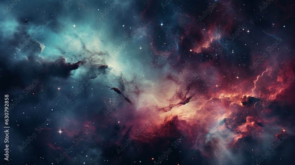 Space background with nebula and stars Space background with nebula and stars