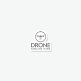 Drones for Agriculture logo template sticker icon