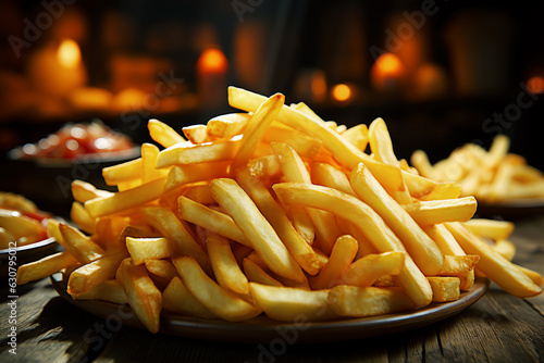 French fries  AI generated