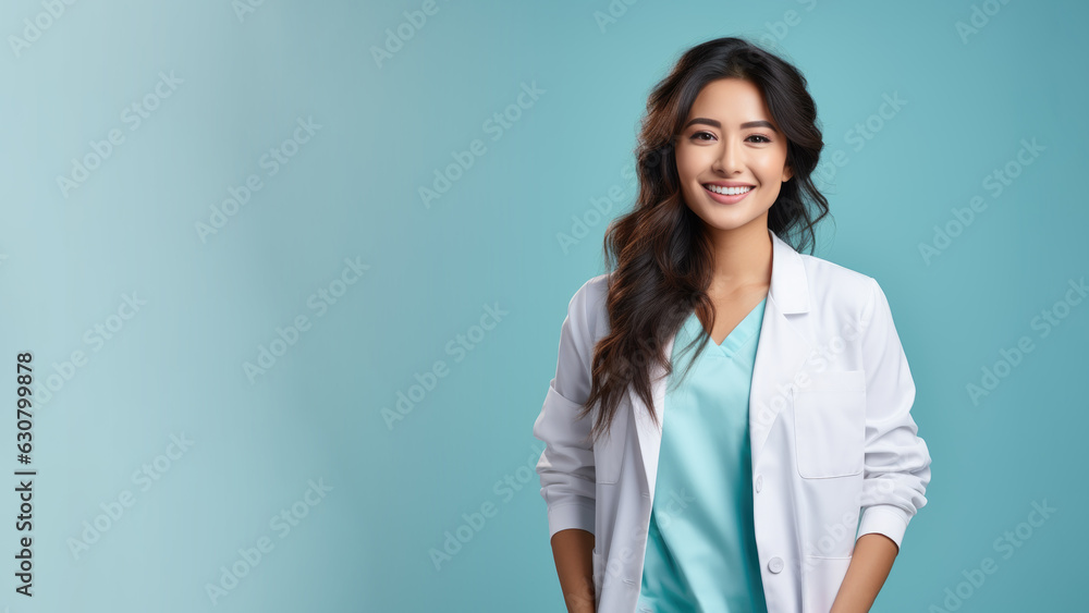 Smiling asian doctor wearing medical clothes Smiling asian doctor wearing medical clothes