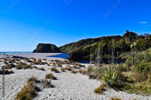 Tauparikaka marine reserve at ship wreck walk West Coast New Zealand photo