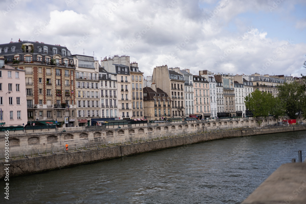 Fototapeta premium city seine river