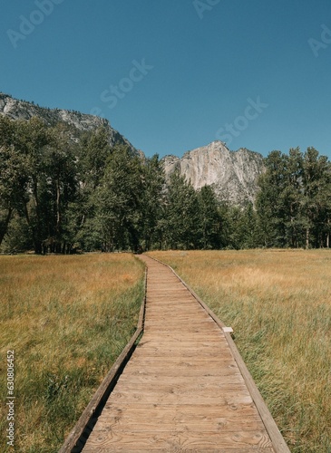 the path to a rocky mountain top in yosemite